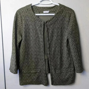 AXARA Women vest size medium Made in Italy  super Nice green color !